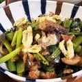 低カロ探検隊's cooksnap of when they made 油揚、小松菜のサバ味噌和え.
