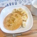 ・nayu・'s cooksnap of when they made ホエーとHMのみ☆真っ白なパンケーキ♡.