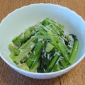 ワタルradiant's cooksnap of when they made レンジで簡単！ちくわと小松菜の和物.