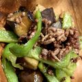 ムーヒツジ's cooksnap of when they made なすとピーマンの挽き肉炒め.