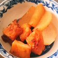 イルカ凡's cooksnap of when they made 大根とさつま揚げの炒め煮？なの？何これ？.