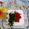 クック105KEH☆'s cooksnap of when they made ヨーグルトに★いちご抹茶.