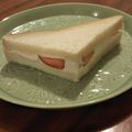 クックH03WXU☆'s cooksnap of when they made 苺のサンドウィッチ☆おやつにどうぞ.