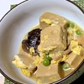 yo sweet's cooksnap of when they made うすいえんどうと高野豆腐の卵とじ.