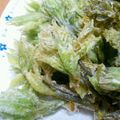 max4995's cooksnap of when they made こしあぶらの天ぷら.