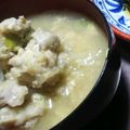 kokoro70's cooksnap of when they made あじのつみれ団子　<*)) >=<.