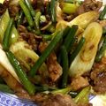 あたマンマ's cooksnap of when they made にんにくの芽と豚バラ肉のスタミナ味噌炒め.
