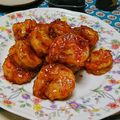 ちゃんみちこ's cooksnap of when they made 卵白でプリプリふっくら本格エビチリ♡.