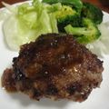 まろんぴ's cooksnap of when they made ふっくらジューシー◇和風ハンバーグ.