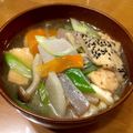 mihomiho55's cooksnap of when they made 八戸せんべい汁.
