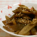 umemodoki's cooksnap of when they made こんにゃくが主役のきんぴらごぼう.