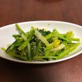 danpa's cooksnap of when they made お弁当やおつまみに！簡単小松菜のナムル.