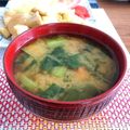 ちゃぴ♥'s cooksnap of when they made 小松菜とにんじんのお味噌汁.