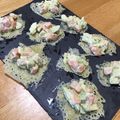 YER☆O's cooksnap of when they made レンジでパリパリ♪チーズとサーモンの前菜.