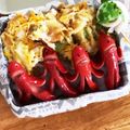 junkie_t's cooksnap of when they made キャラ弁！歌うソーセー人弁当.