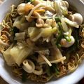 まめちぃママ's cooksnap of when they made 中華あんかけかた焼きそば.