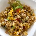 しろかく's cooksnap of when they made かにレタス炒飯(*´ω｀*).
