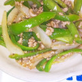 ♡ЁМi♡'s cooksnap of when they made 簡単☆ピーマンとひき肉の炒め物.