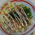 あつどん's cooksnap of when they made 高校生の時食べたガストのサラダうどん♫.