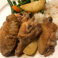 ビスビスビスケ's cooksnap of when they made 手羽先とじゃがいものうま煮.