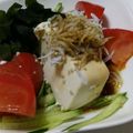 ヨシヨッシー's cooksnap of when they made 豆腐としらすのさっぱりサラダ☆.
