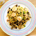  瑞生's cooksnap of when they made ネギどっさり♡海老の塩昆布パスタ.