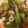 クックA9C9DK☆'s cooksnap of when they made ちくわと小松菜の炒め物.