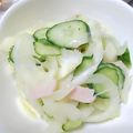 ユーロン's cooksnap of when they made 新玉ねぎときゅうりとハムのサラダ.
