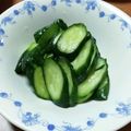 K－ｍ's cooksnap of when they made ✜きゅうりの辛子漬け✜.