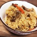 s_h_u_k_o's cooksnap of when they made 牛ごぼうの炊き込みご飯.