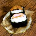 ◆とも◆'s cooksnap of when they made ハムチーズおにぎり.