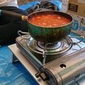 くっかず's cooksnap of when they made 【キャンプ飯】コッヘルでミネストローネ！.