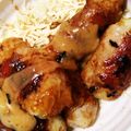 こじま･ジョフロワ's cooksnap of when they made しめじとチーズのポテト肉巻き.