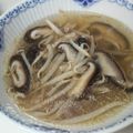 CoffeeCoco's cooksnap of when they made もやしと豚肉ときのこのスープ♪.