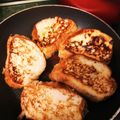クックQJZ6HM☆'s cooksnap of when they made フランスパンのフレンチトースト.