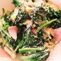 クック42234C☆'s cooksnap of when they made キャベツとほうれん草のからしマヨ炒め。.