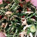 yui1018's cooksnap of when they made 鶏むね肉と水菜のすっきりレモンサラダ♪.