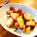 しろしろ1111's cooksnap of when they made コンビーフとじゃがいもの黒胡椒炒め.
