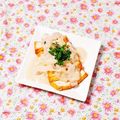 カレンガール's cooksnap of when they made 厚揚げステーキクリームソースかけ.