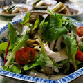 ｸﾏﾘｴ's cooksnap of when they made ＊ジューシー蒸し鶏と焼ききのこのサラダ＊.