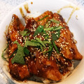 こうせ★'s cooksnap of when they made イワシの蒲焼き丼.