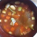 エリザベス７９'s cooksnap of when they made トマト缶で具沢山ミネストローネ.