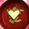 ☆★あんず姫★☆'s cooksnap of when they made 簡単！美味しい！だし巻きでお吸い物.