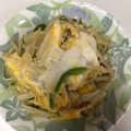 ♡まーちゃん♬'s cooksnap of when they made 大根の皮とピーマンと竹輪の卵とじ.
