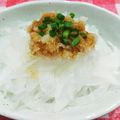 ☆★あんず姫★☆'s cooksnap of when they made 新玉ねぎを大根下ろしと青じそドレッシング.