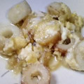 500k's cooksnap of when they made 新たまねぎとちくわの卵とじ.