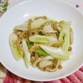 mmameco's cooksnap of when they made 常備菜☆油揚げとネギの煮びたし.