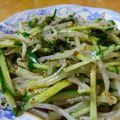 えどぢろ's cooksnap of when they made あおさ入り きゅうりともやしのナムル.