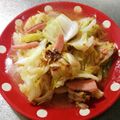 kaz～kaz～⭐'s cooksnap of when they made 調味料一切不要♡イカの塩辛キャベツ炒め.