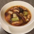 おもっちー's cooksnap of when they made もずく酢キムチスープ♪簡単温かいスープ.